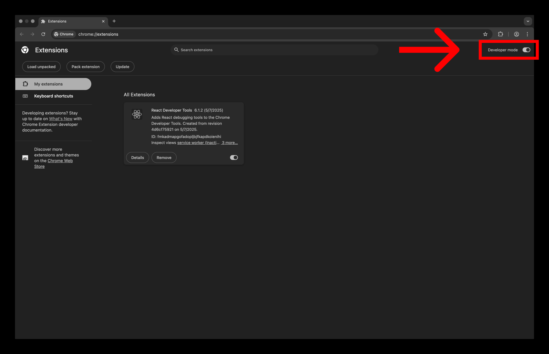 Enable Developer Mode